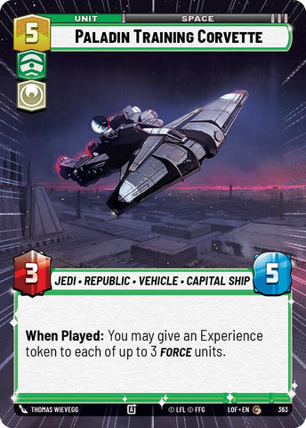 Paladin Training Corvette (363) (Hyperspace) (363) [Legends of the Force] - The Mythic Store | 24h Order Processing