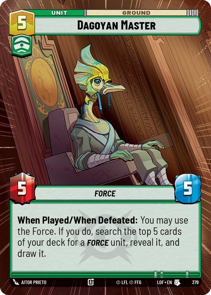 Dagoyan Master (379) (Hyperspace) (379) [Legends of the Force] - The Mythic Store | 24h Order Processing