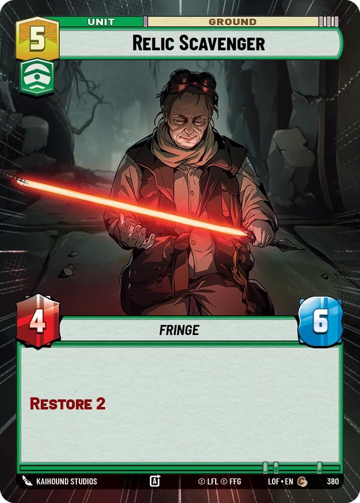 Relic Scavenger (380) (Hyperspace) (380) [Legends of the Force] - The Mythic Store | 24h Order Processing