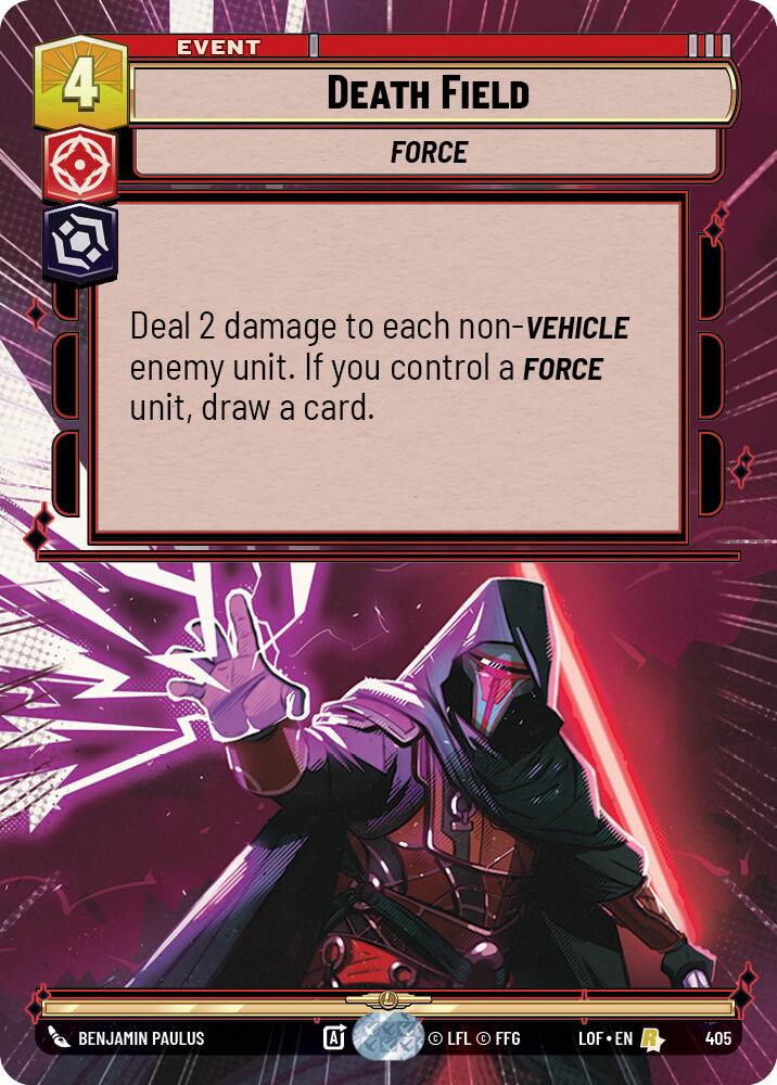 Death Field (405) (Hyperspace) (405) [Legends of the Force] - The Mythic Store | 24h Order Processing