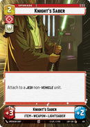Knight's Saber (415) (Hyperspace) (415) [Legends of the Force] - The Mythic Store | 24h Order Processing