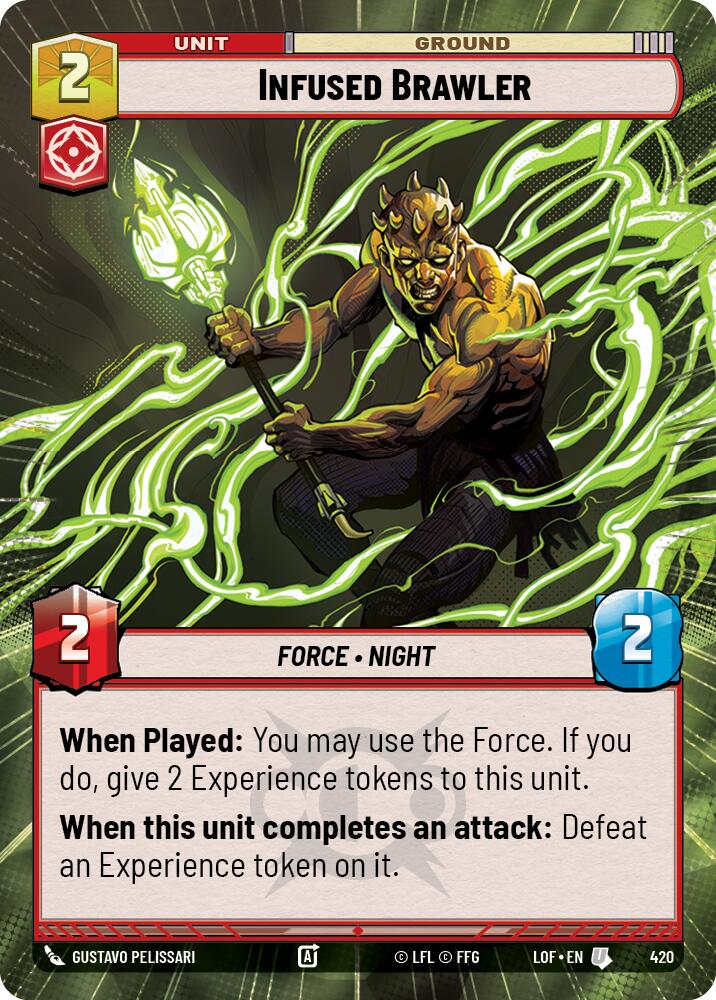 Infused Brawler (420) (Hyperspace) (420) [Legends of the Force] - The Mythic Store | 24h Order Processing