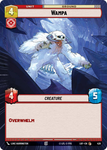 Wampa (428) (Hyperspace) (428) [Legends of the Force] - The Mythic Store | 24h Order Processing