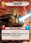 Saesee Tiin - Courageous Warrior (431) (Hyperspace) (431) [Legends of the Force] - The Mythic Store | 24h Order Processing