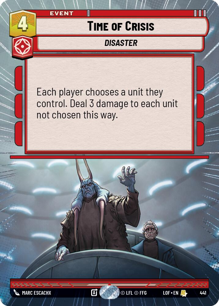 Time of Crisis (441) (Hyperspace) (441) [Legends of the Force] - The Mythic Store | 24h Order Processing