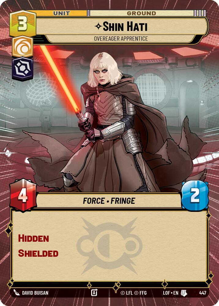 Shin Hati - Overeager Apprentice (447) (Hyperspace) (447) [Legends of the Force] - The Mythic Store | 24h Order Processing