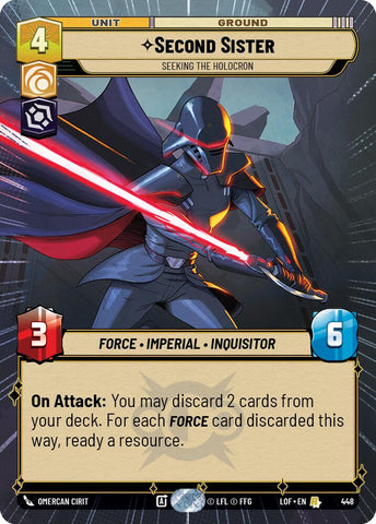 Second Sister - Seeking the Holocron (448) (Hyperspace) (448) [Legends of the Force] - The Mythic Store | 24h Order Processing
