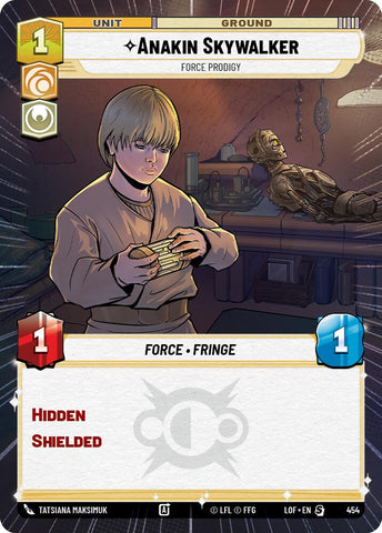 Anakin Skywalker - Force Prodigy (454) (Hyperspace) (454) [Legends of the Force] - The Mythic Store | 24h Order Processing