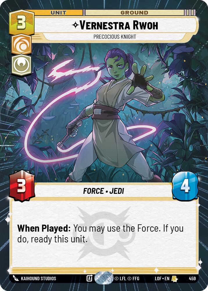 Vernestra Rwoh - Precocious Knight (459) (Hyperspace) (459) [Legends of the Force] - The Mythic Store | 24h Order Processing