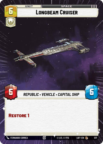 Longbeam Cruiser (517) (Hyperspace) (517) [Legends of the Force] - The Mythic Store | 24h Order Processing