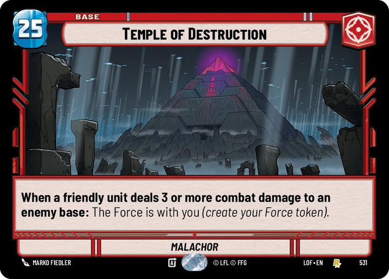 Temple of Destruction (531) (Foil) (531) [Legends of the Force]