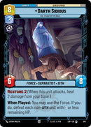 Darth Sidious - The Phantom Menace (541) (Foil) (541) [Legends of the Force] - The Mythic Store | 24h Order Processing