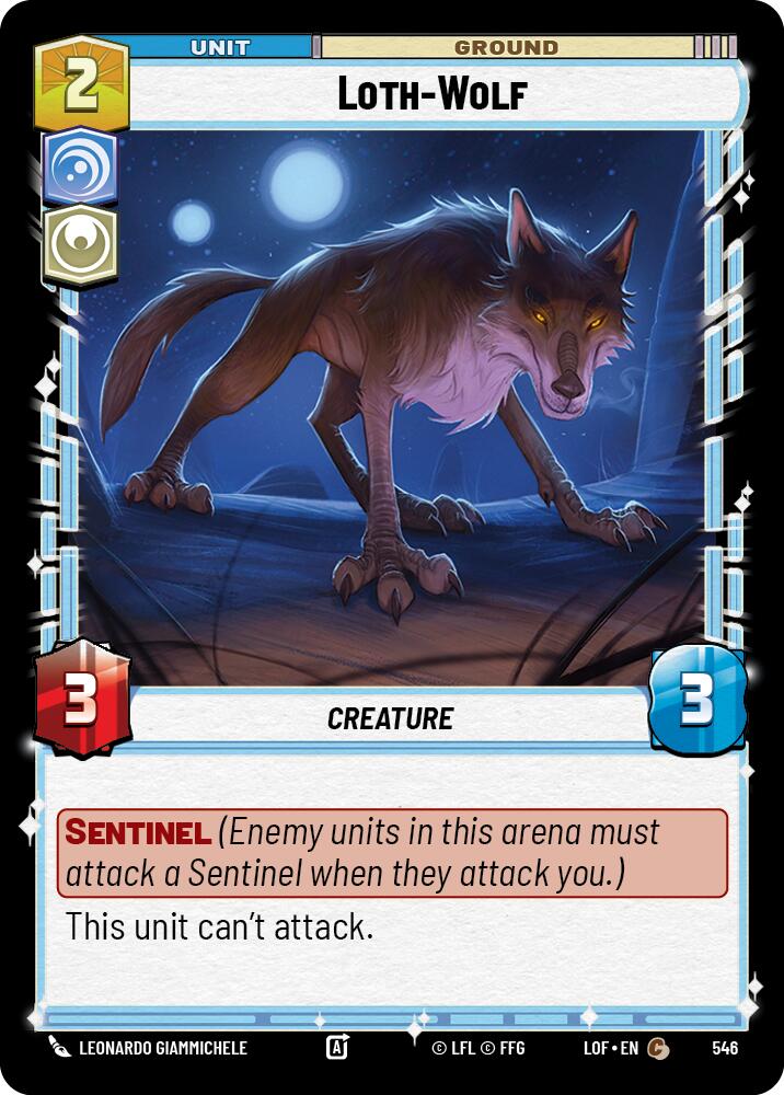 Loth-Wolf (546) (Foil) (546) [Legends of the Force] - The Mythic Store | 24h Order Processing