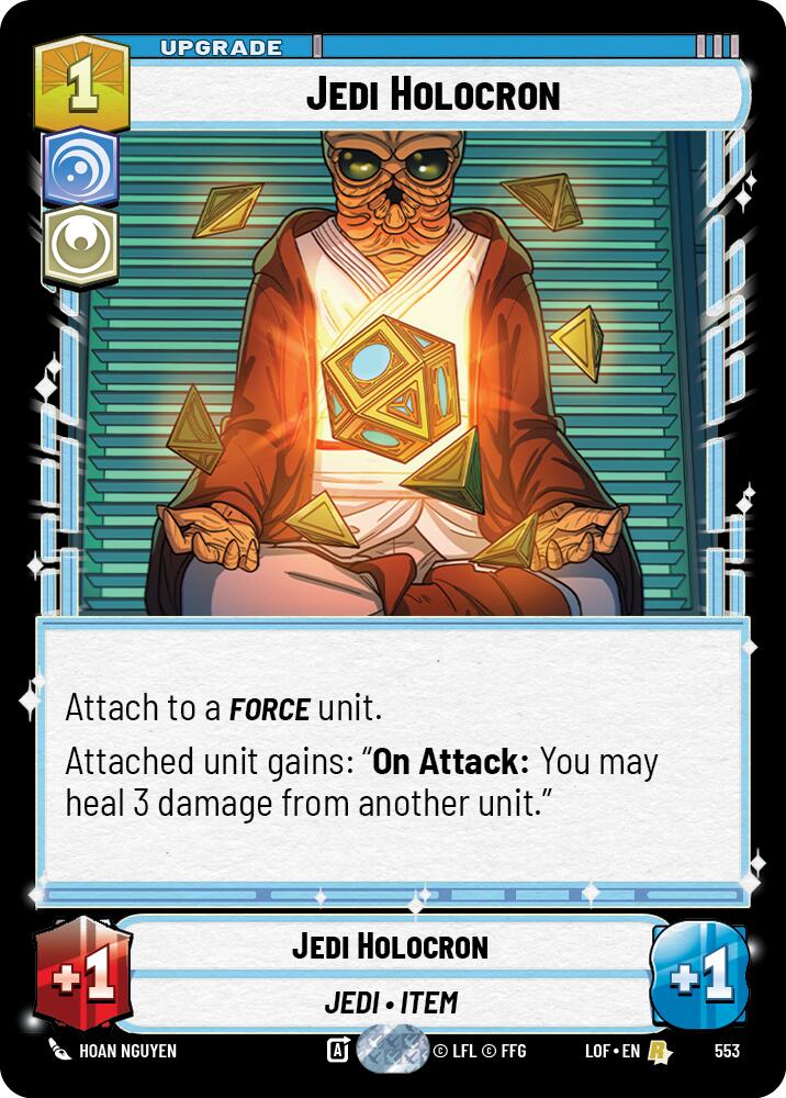 Jedi Holocron (553) (Foil) (553) [Legends of the Force] - The Mythic Store | 24h Order Processing