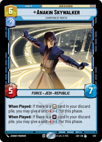 Anakin Skywalker - Champion of Mortis (572) (Foil) (572) [Legends of the Force] - The Mythic Store | 24h Order Processing