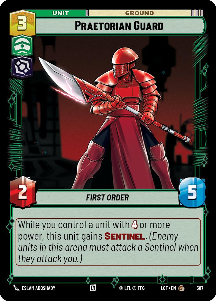 Praetorian Guard (587) (Foil) (587) [Legends of the Force]