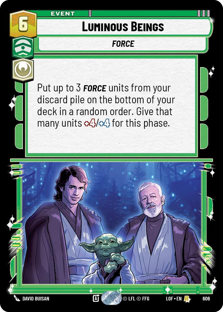 Luminous Beings (606) (Foil) (606) [Legends of the Force] - The Mythic Store | 24h Order Processing