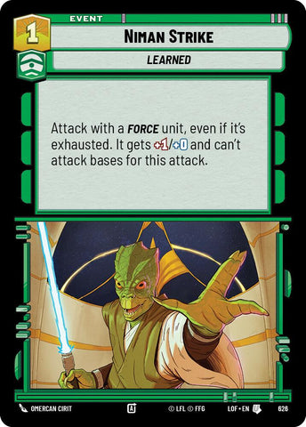 Niman Strike (626) (Foil) (626) [Legends of the Force] - The Mythic Store | 24h Order Processing