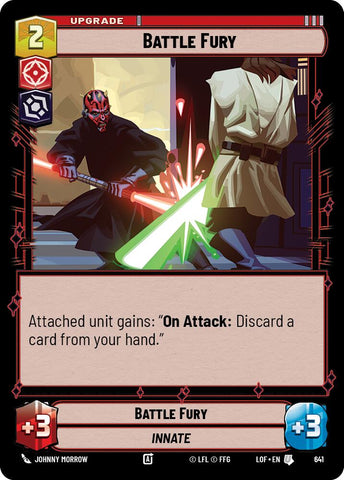 Battle Fury (641) (Foil) (641) [Legends of the Force] - The Mythic Store | 24h Order Processing