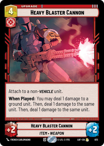 Heavy Blaster Cannon (673) (Foil) (673) [Legends of the Force] - The Mythic Store | 24h Order Processing