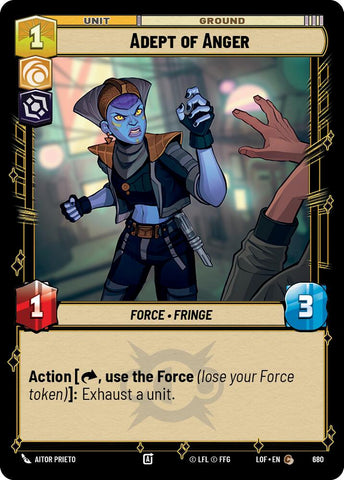 Adept of Anger (680) (Foil) (680) [Legends of the Force] - The Mythic Store | 24h Order Processing