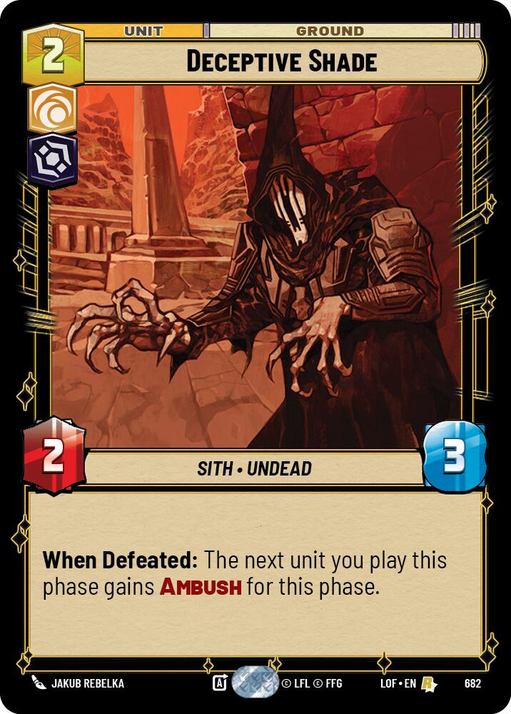 Deceptive Shade (682) (Foil) (682) [Legends of the Force] - The Mythic Store | 24h Order Processing
