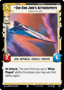 Qui-Gon Jinn's Aethersprite - Guided by the Force (699) (Foil) (699) [Legends of the Force] - The Mythic Store | 24h Order Processing