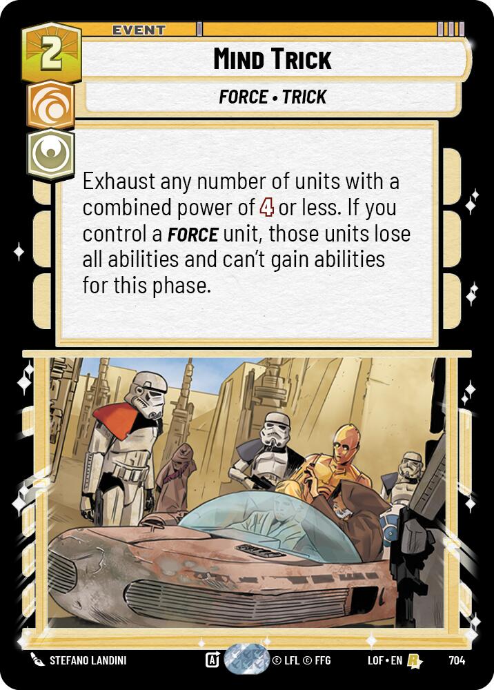 Mind Trick (704) (Foil) (704) [Legends of the Force] - The Mythic Store | 24h Order Processing