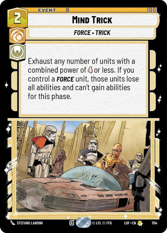 Mind Trick (704) (Foil) (704) [Legends of the Force] - The Mythic Store | 24h Order Processing