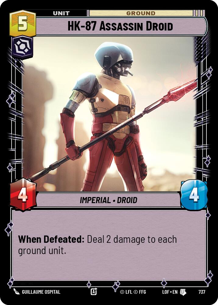HK-87 Assassin Droid (737) (Foil) (737) [Legends of the Force] - The Mythic Store | 24h Order Processing