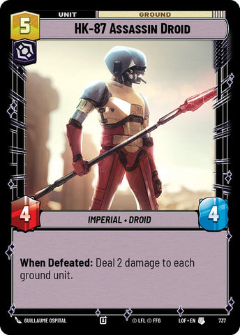 HK-87 Assassin Droid (737) (Foil) (737) [Legends of the Force] - The Mythic Store | 24h Order Processing