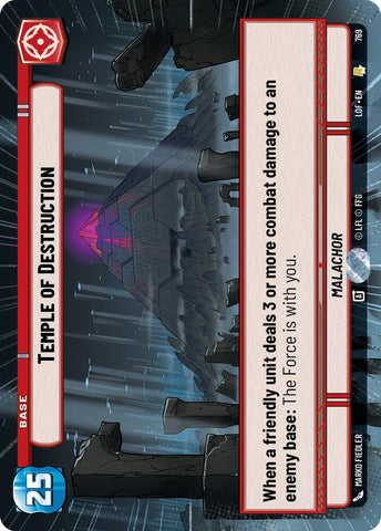 Temple of Destruction (769) (Hyperspace Foil) (769) [Legends of the Force] - The Mythic Store | 24h Order Processing