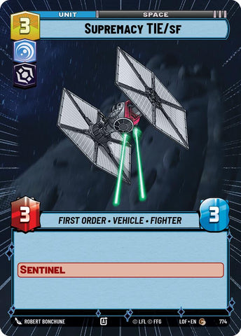 Supremacy TIE/sf (774) (Hyperspace Foil) (774) [Legends of the Force] - The Mythic Store | 24h Order Processing