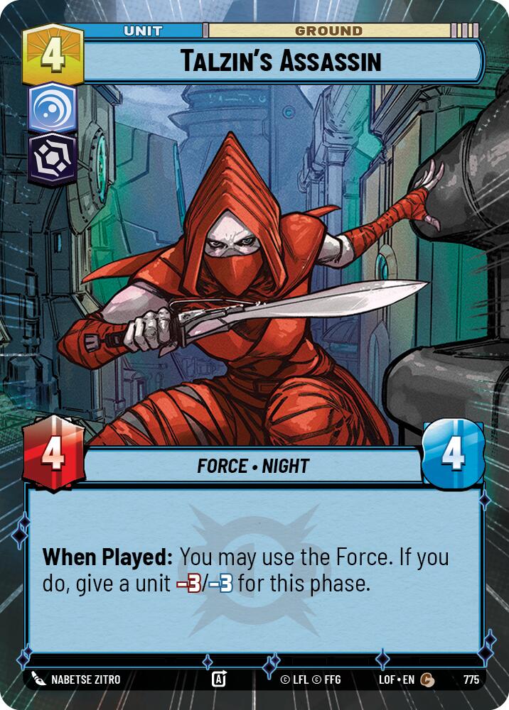 Talzin's Assassin (775) (Hyperspace Foil) (775) [Legends of the Force] - The Mythic Store | 24h Order Processing