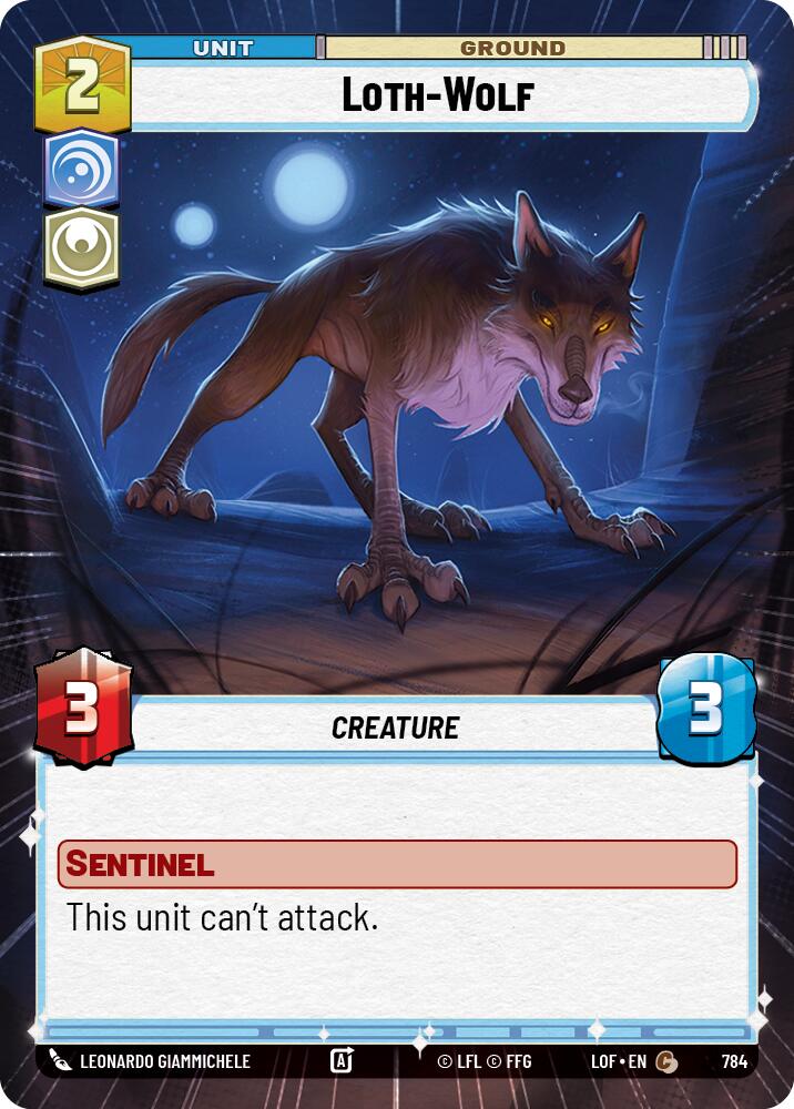 Loth-Wolf (784) (Hyperspace Foil) (784) [Legends of the Force] - The Mythic Store | 24h Order Processing