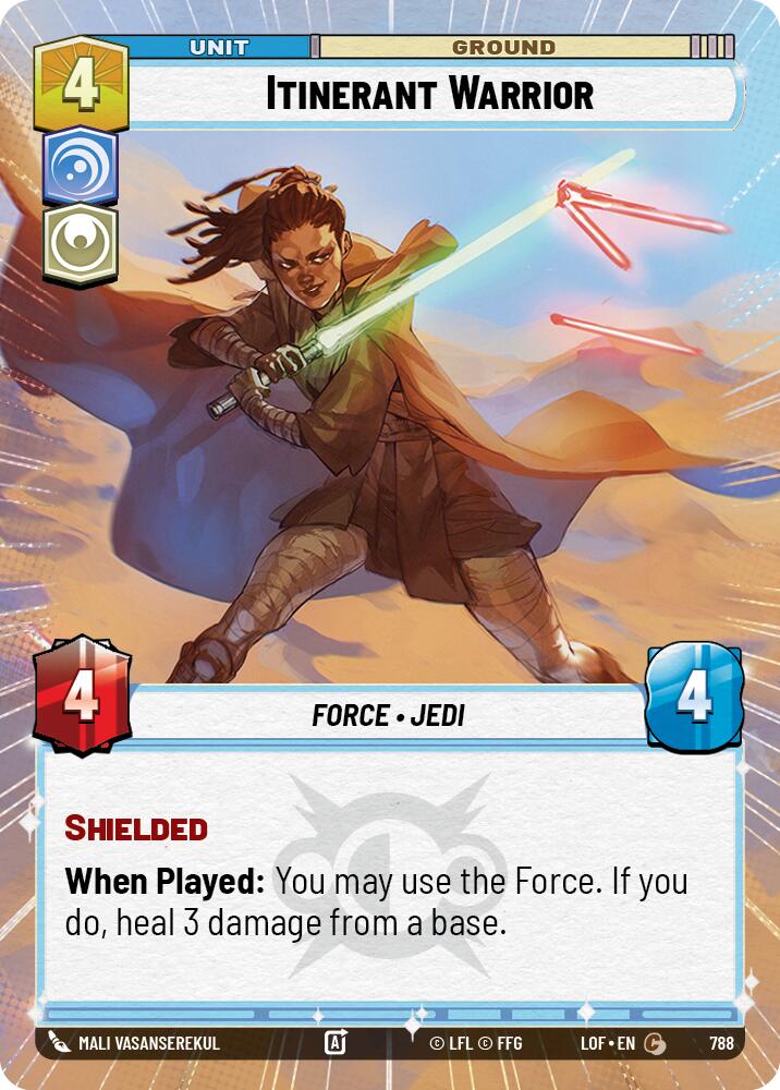 Itinerant Warrior (788) (Hyperspace Foil) (788) [Legends of the Force] - The Mythic Store | 24h Order Processing