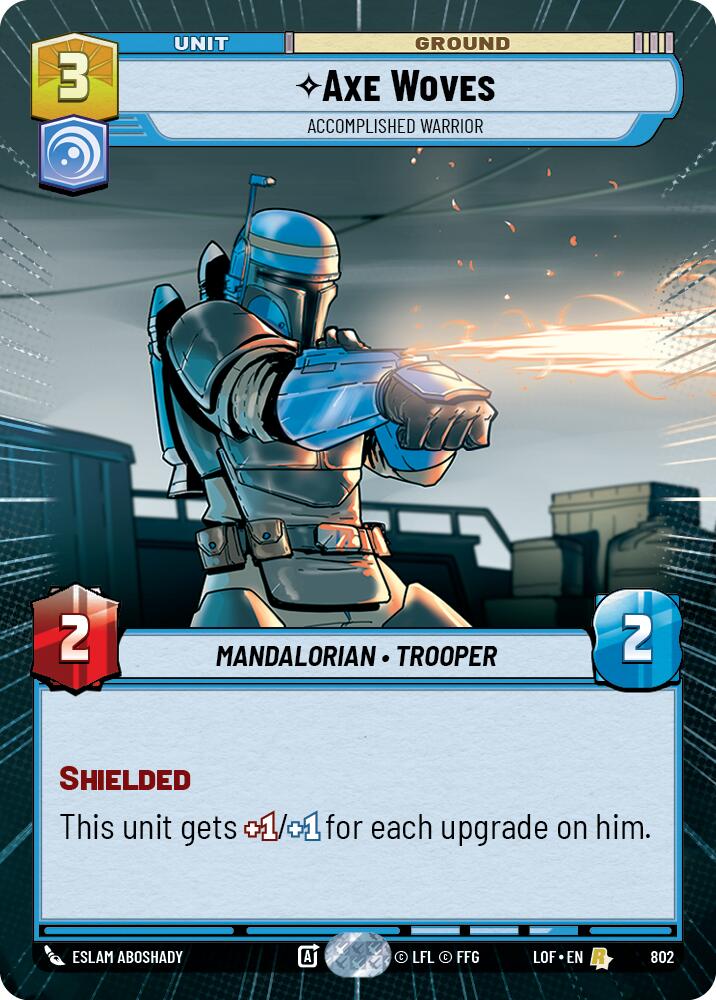 Axe Woves - Accomplished Warrior (802) (Hyperspace Foil) (802) [Legends of the Force] - The Mythic Store | 24h Order Processing