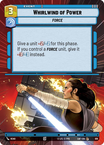 Whirlwind of Power (818) (Hyperspace Foil) (818) [Legends of the Force] - The Mythic Store | 24h Order Processing