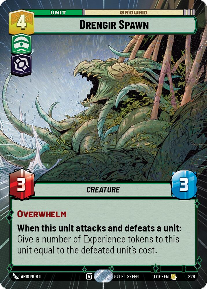 Drengir Spawn (826) (Hyperspace Foil) (826) [Legends of the Force] - The Mythic Store | 24h Order Processing
