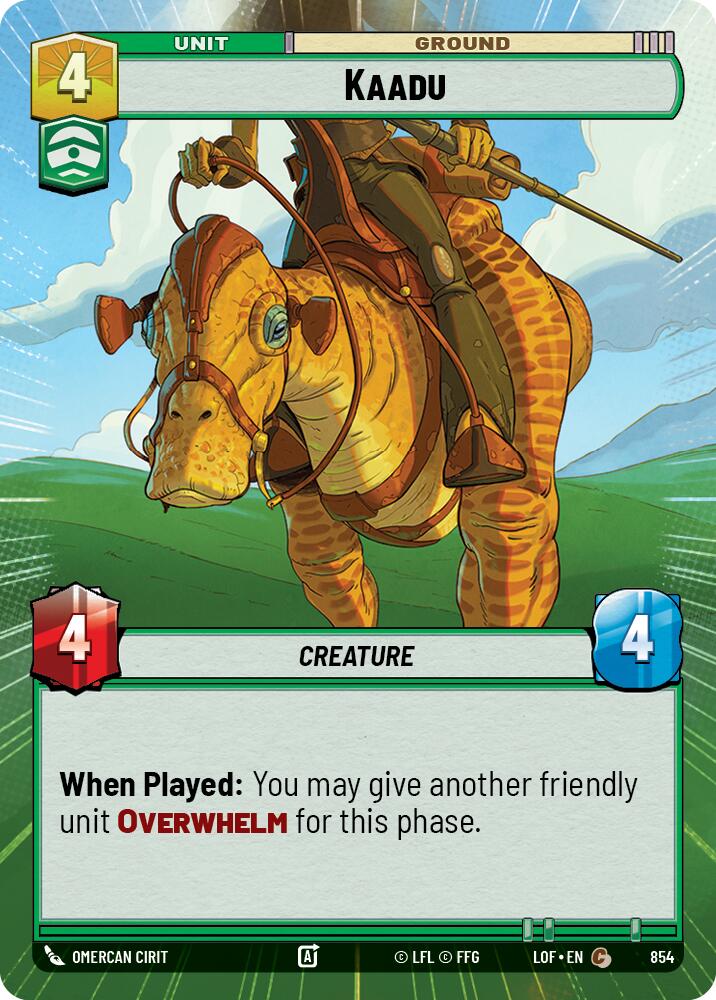 Kaadu (854) (Hyperspace Foil) (854) [Legends of the Force] - The Mythic Store | 24h Order Processing