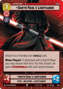 Darth Maul's Lightsaber (880) (Hyperspace Foil) (880) [Legends of the Force] - The Mythic Store | 24h Order Processing