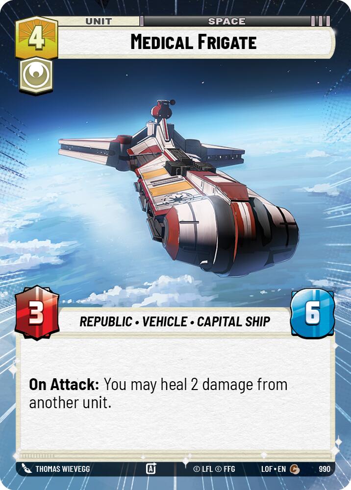 Medical Frigate (990) (Hyperspace Foil) (990) [Legends of the Force] - The Mythic Store | 24h Order Processing