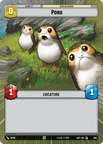 Porg (994) (Hyperspace Foil) (994) [Legends of the Force] - The Mythic Store | 24h Order Processing