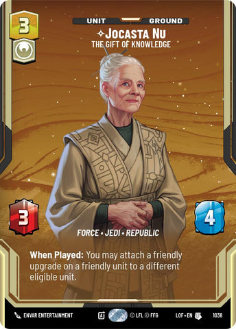 Jocasta Nu - The Gift of Knowledge (1038) (Prestige) (1038) [Legends of the Force] - The Mythic Store | 24h Order Processing
