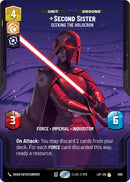 Second Sister - Seeking the Holocron (1069) (Prestige Foil) (1069) [Legends of the Force] - The Mythic Store | 24h Order Processing