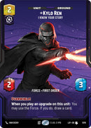 Kylo Ren - I Know Your Story (1076) (Prestige Foil) (1076) [Legends of the Force] - The Mythic Store | 24h Order Processing