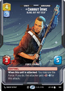 Chirrut Imwe - Blind, but not Deaf (1092) (Prestige Foil) (1092) [Legends of the Force] - The Mythic Store | 24h Order Processing
