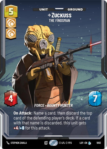 Zuckuss - The Findsman (1093) (Prestige Foil) (1093) [Legends of the Force] - The Mythic Store | 24h Order Processing