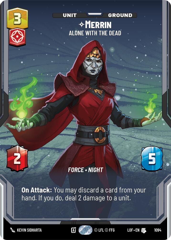 Merrin - Alone with the Dead (1094) (Prestige Foil) (1094) [Legends of the Force] - The Mythic Store | 24h Order Processing