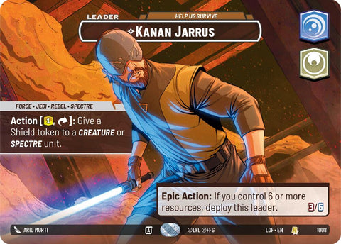 Kanan Jarrus - Help Us Survive (1008) (Showcase) (1008) [Legends of the Force] - The Mythic Store | 24h Order Processing